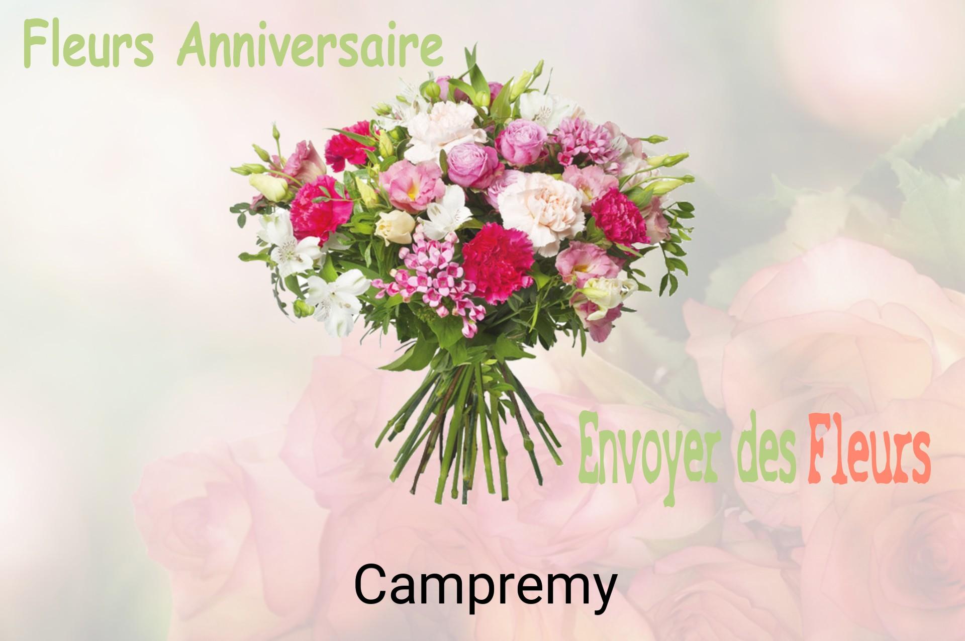 Bouquet de fleurs d’anniversaire livré à Campremy